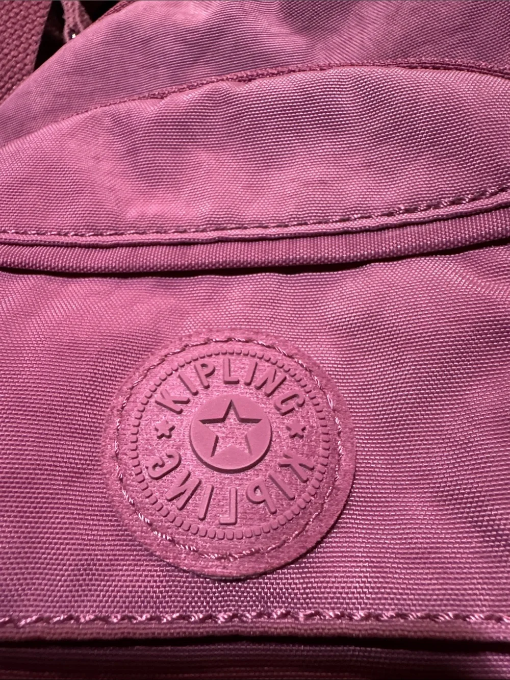 Kipling Dusty Rose Mini Backpack with Adjustable Straps